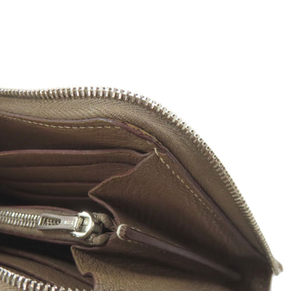 HERMES エルメス アザップ クラシック エトープ シルバー金具 長財布（小銭入れあり） カーフ レディース 中古
