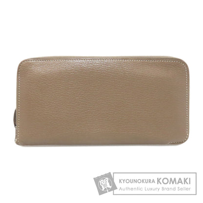 HERMES エルメス アザップ クラシック エトープ シルバー金具 長財布（小銭入れあり） カーフ レディース 中古