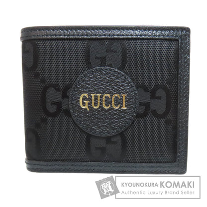 GUCCI グッチ 496334 オフザグリッド 二つ折り財布（小銭入れあり） キャンバス メンズ 中古