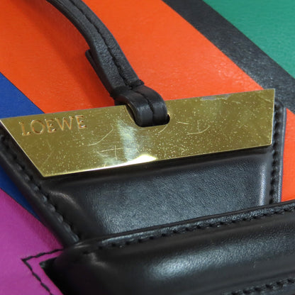 LOEWE ロエベ バルセロナ クリスマスコレクション ショルダーバッグ レザー レディース 中古