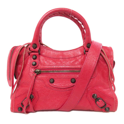 BALENCIAGA バレンシアガ 300295 クラシックミニシティ ハンドバッグ カーフ レディース 中古