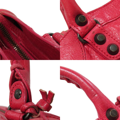 BALENCIAGA バレンシアガ 300295 クラシックミニシティ ハンドバッグ カーフ レディース 中古