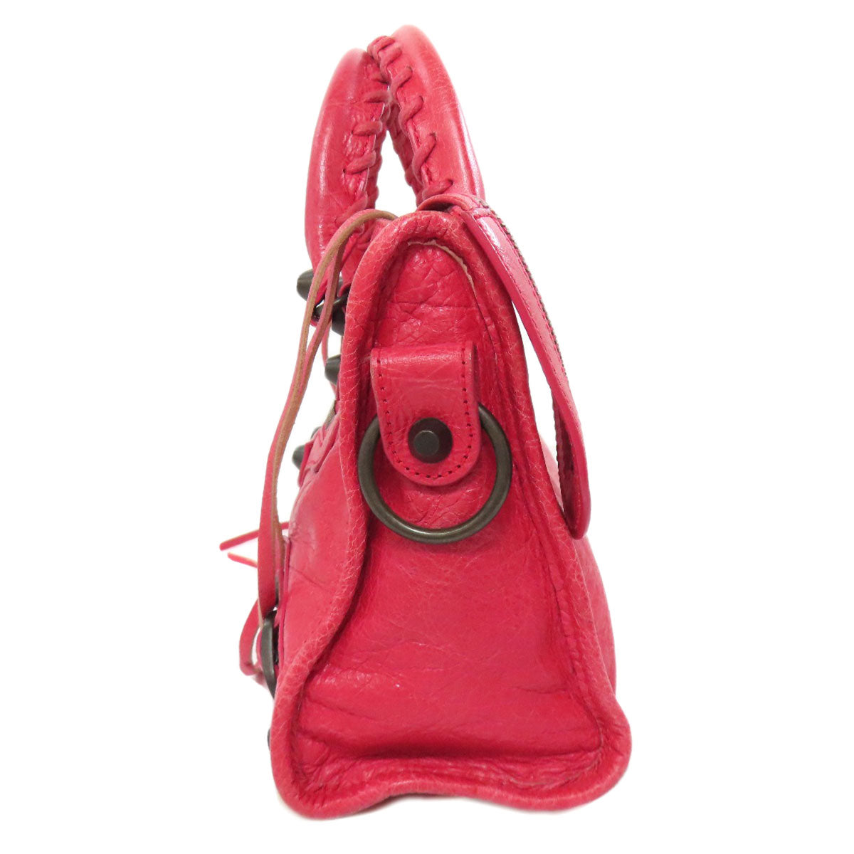 BALENCIAGA バレンシアガ 300295 クラシックミニシティ ハンドバッグ カーフ レディース 中古