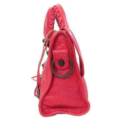 BALENCIAGA バレンシアガ 300295 クラシックミニシティ ハンドバッグ カーフ レディース 中古