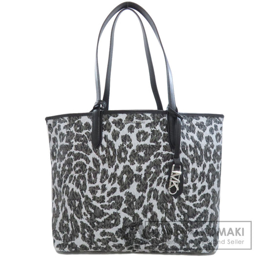 Michael Kors マイケルコース MKシグネチャー レオパード柄 トートバッグ レザー レディース 中古