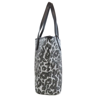 Michael Kors マイケルコース MKシグネチャー レオパード柄 トートバッグ レザー レディース 中古