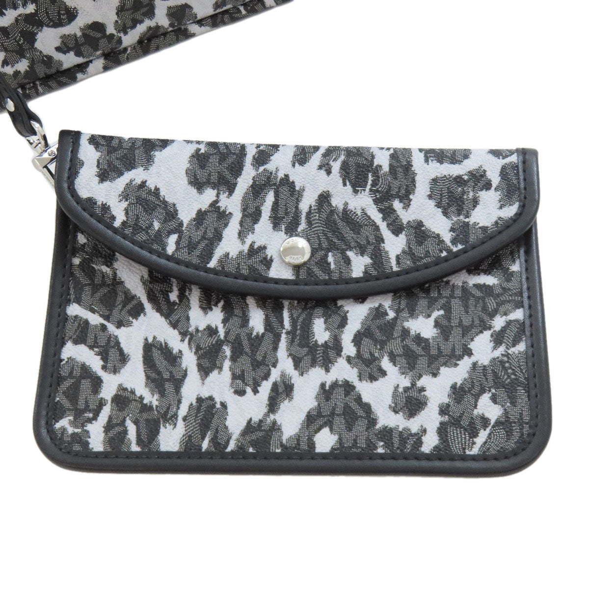 Michael Kors マイケルコース MKシグネチャー レオパード柄 トートバッグ レザー レディース 中古