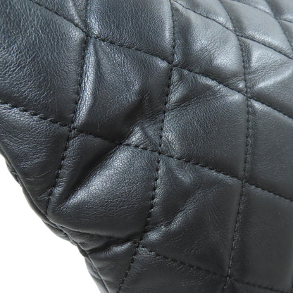 CHANEL シャネル マトラッセ ココマーク トートバッグ ラムスキン レディース 中古