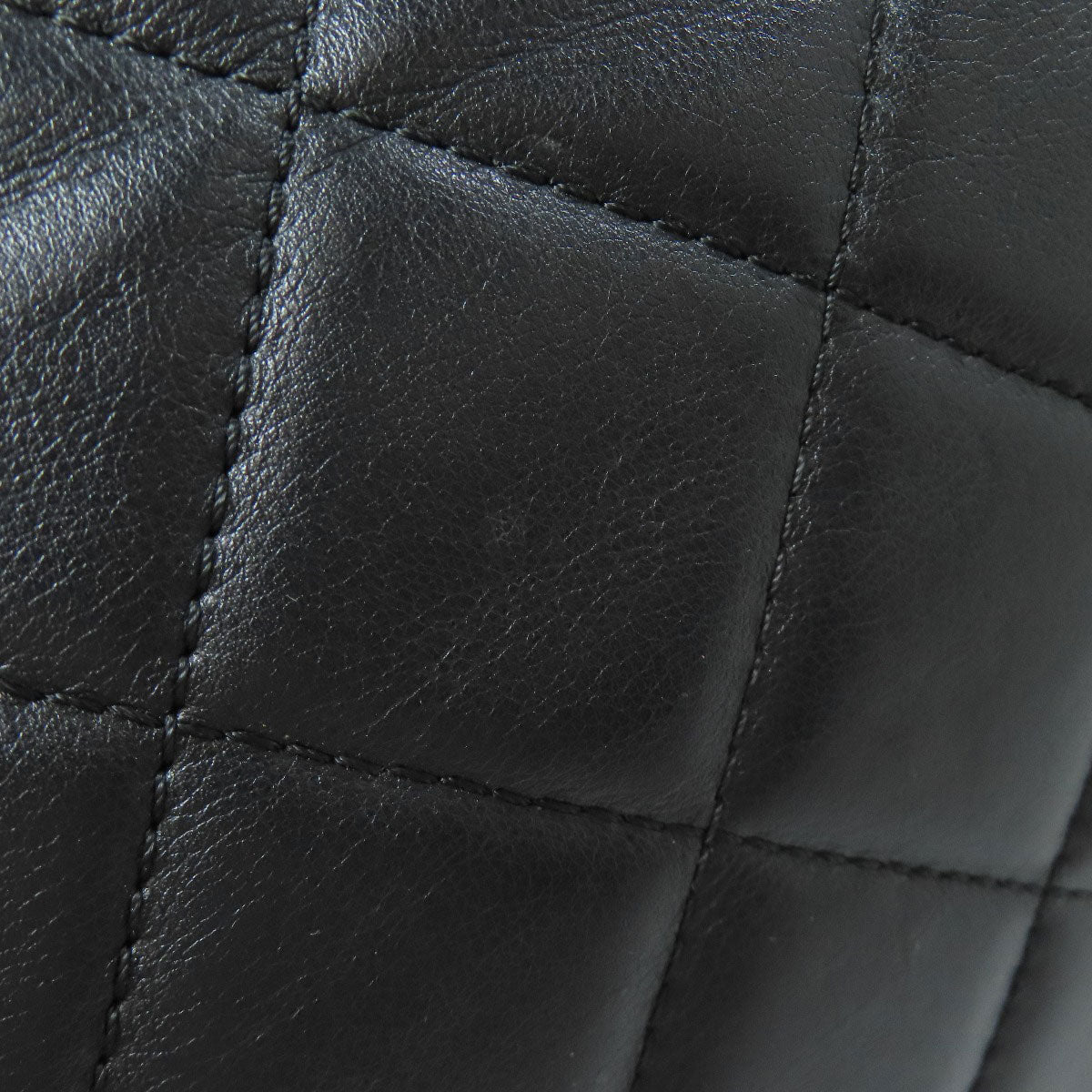 CHANEL シャネル マトラッセ ココマーク トートバッグ ラムスキン レディース 中古