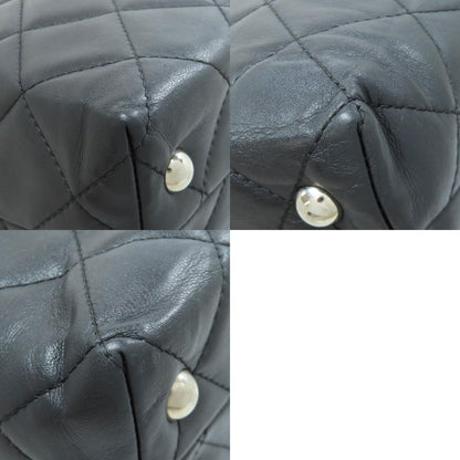CHANEL シャネル マトラッセ ココマーク トートバッグ ラムスキン レディース 中古