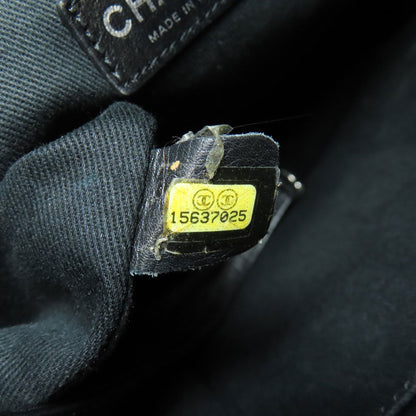 CHANEL シャネル マトラッセ ココマーク トートバッグ ラムスキン レディース 中古