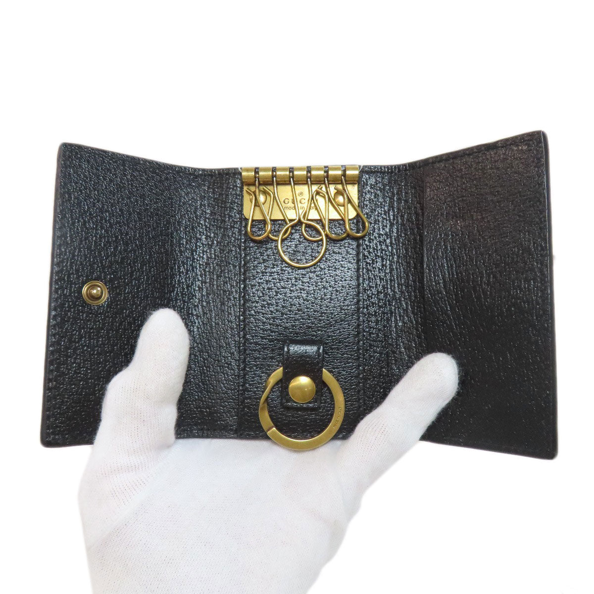 GUCCI グッチ 435305 GGマーモント キーケース レザー レディース 中古