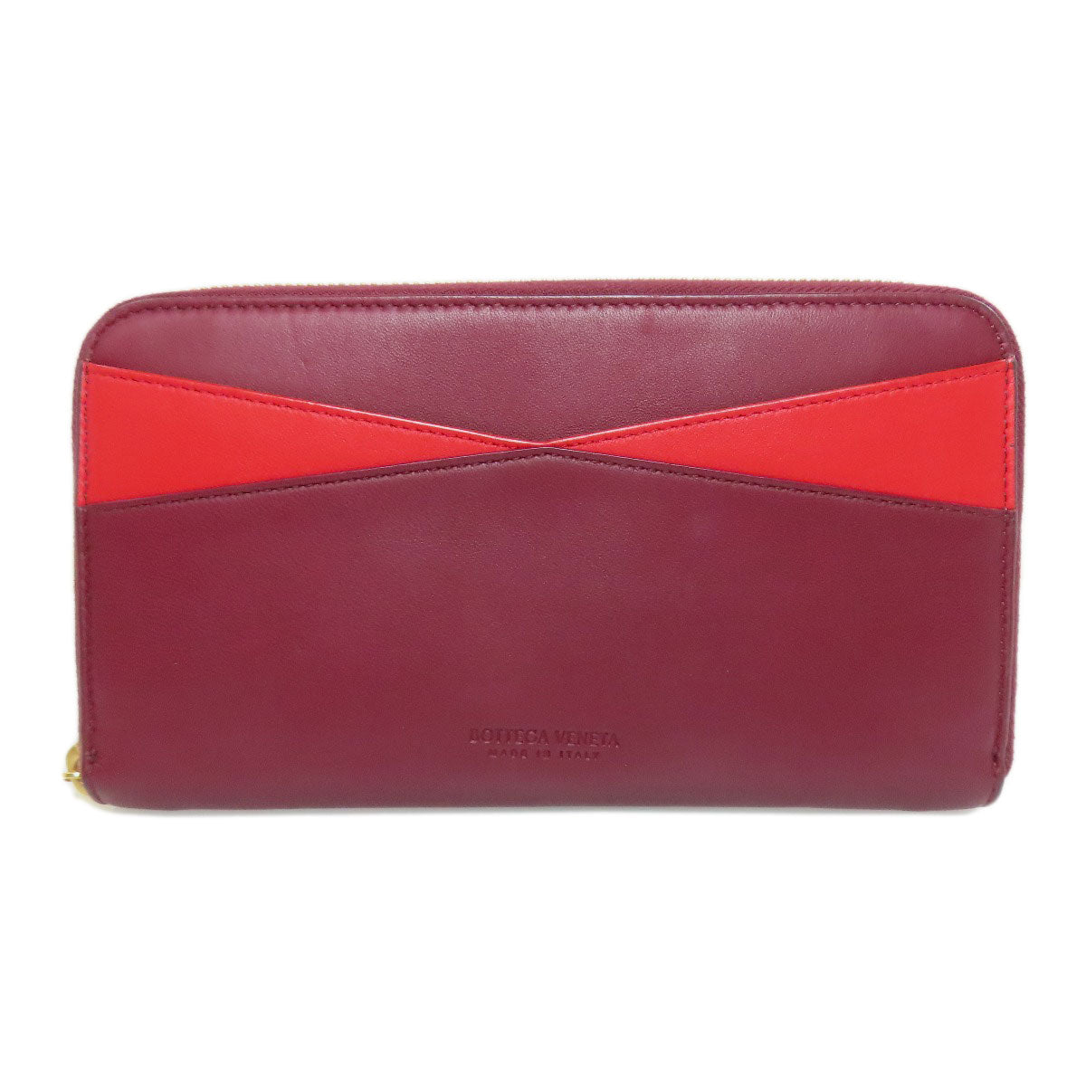 BOTTEGA VENETA ボッテガヴェネタ ラウンドファスナー 長財布（小銭入れあり） カーフ レディース 中古