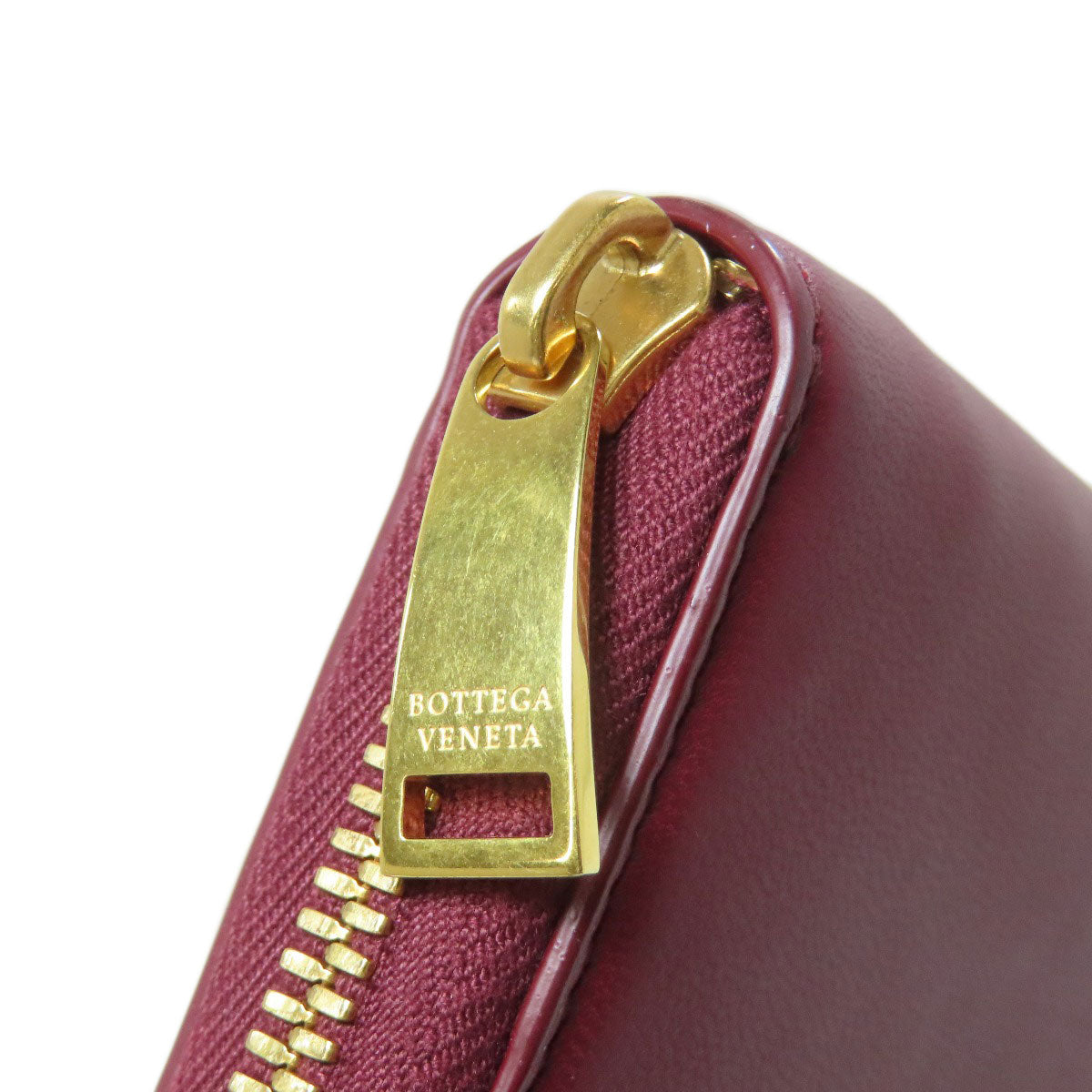 BOTTEGA VENETA ボッテガヴェネタ ラウンドファスナー 長財布（小銭入れあり） カーフ レディース 中古