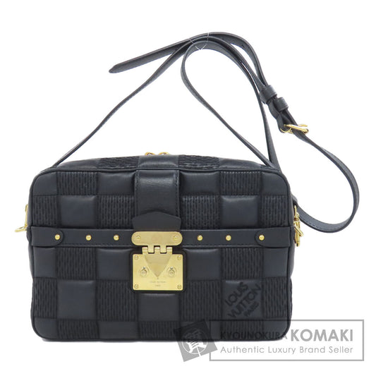 LOUIS VUITTON ルイヴィトン M59114 トロカMM ショルダーバッグ ラムスキン レディース 中古