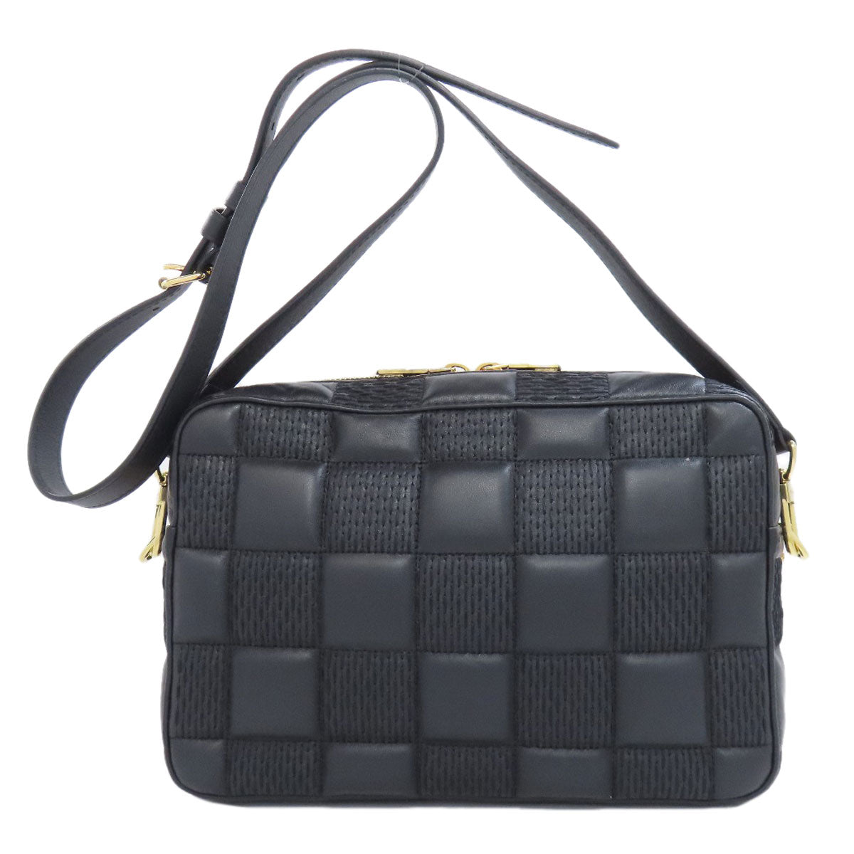 LOUIS VUITTON ルイヴィトン M59114 トロカMM ショルダーバッグ ラムスキン レディース 中古