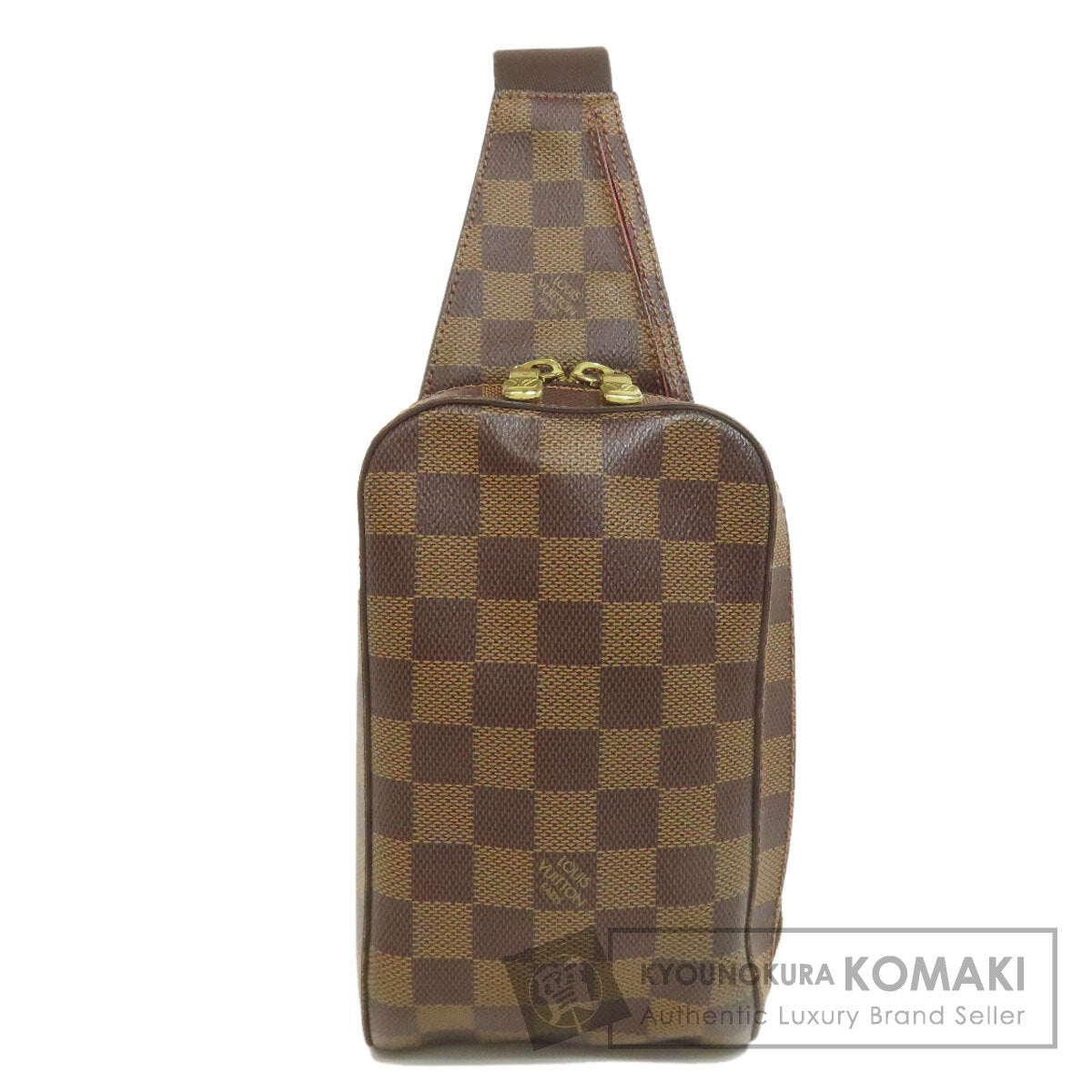 LOUIS VUITTON ルイヴィトン N51994 ジェロニモス ボディバッグ ダミエキャンバス レディース 中古