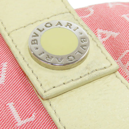 BVLGARI ブルガリ ロゴマニア トートバッグ キャンバス レディース 中古