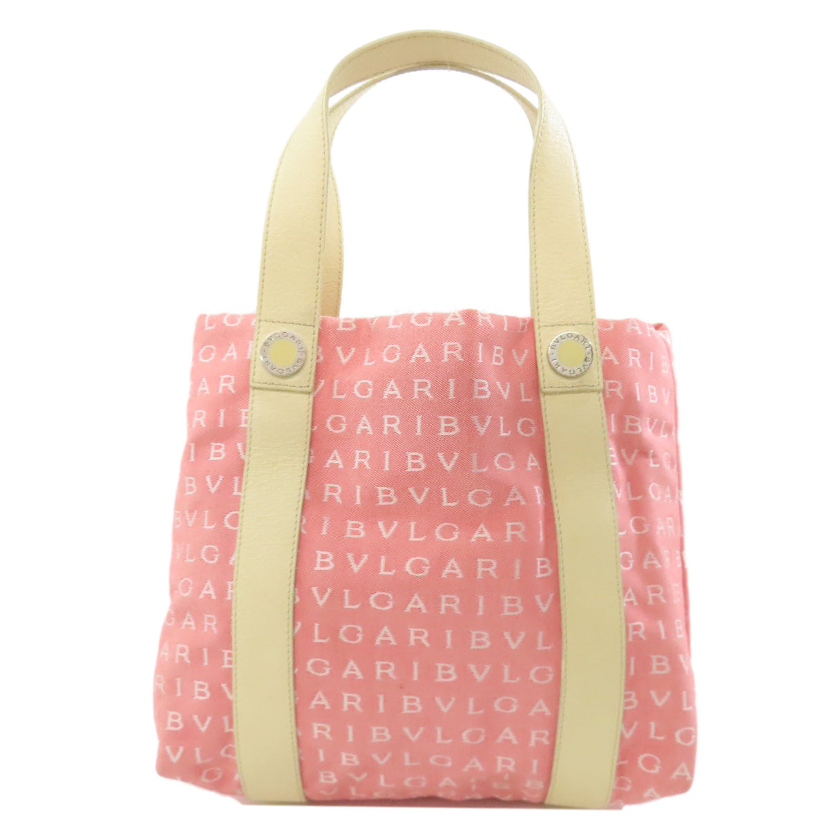 BVLGARI ブルガリ ロゴマニア トートバッグ キャンバス レディース 中古