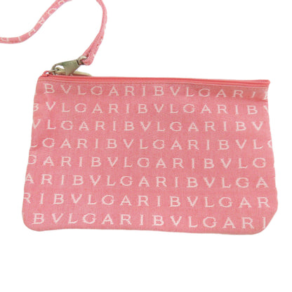BVLGARI ブルガリ ロゴマニア トートバッグ キャンバス レディース 中古