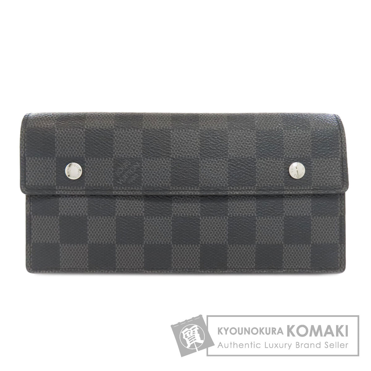LOUIS VUITTON ルイヴィトン N60023 アコルディオン 長財布（小銭入れあり） ダミエキャンバス メンズ 中古