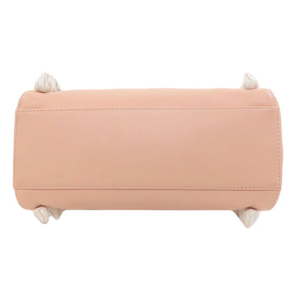 FENDI フェンディ ピーカブーミニ フラワー 2WAY ハンドバッグ カーフ レディース 中古