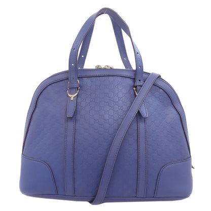GUCCI グッチ 309617 GGシグネチャー マイクロシマ 2WAY ハンドバッグ レザー レディース 中古