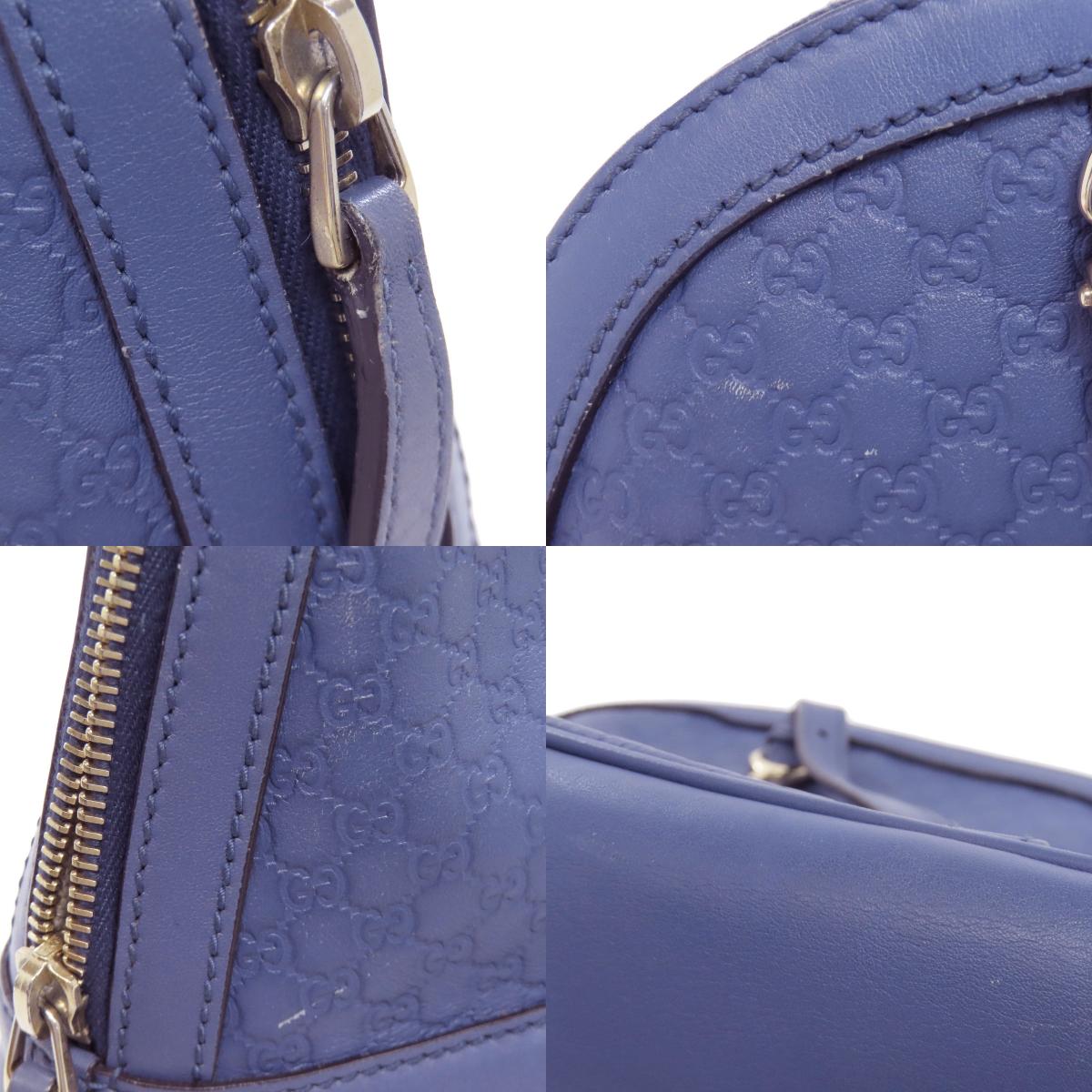 GUCCI グッチ 309617 GGシグネチャー マイクロシマ 2WAY ハンドバッグ レザー レディース 中古
