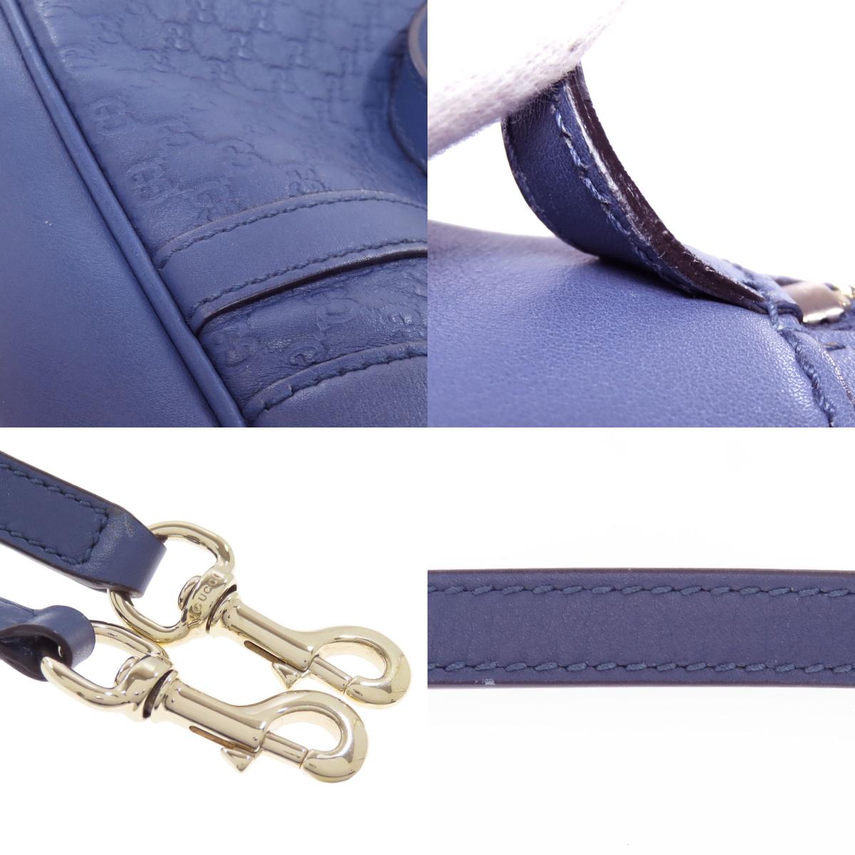 GUCCI グッチ 309617 GGシグネチャー マイクロシマ 2WAY ハンドバッグ レザー レディース 中古