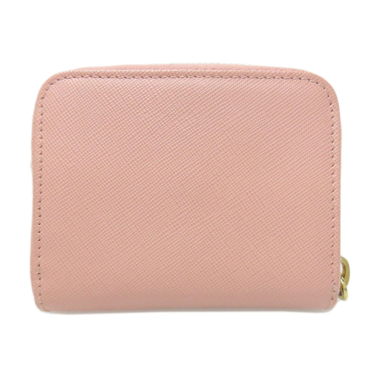 PRADA プラダ サフィアーノ ロゴ金具 コインケース レザー レディース 中古