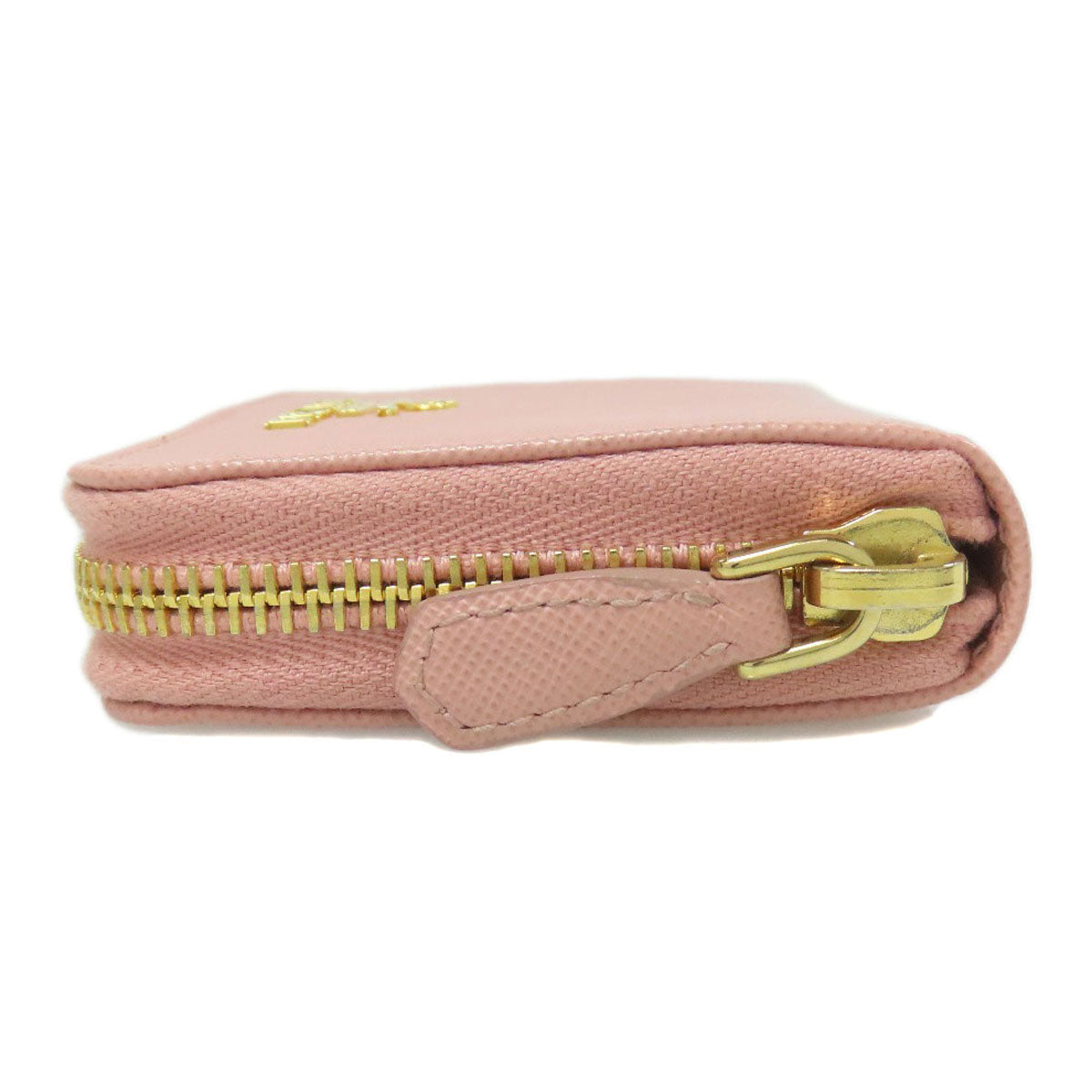 PRADA プラダ サフィアーノ ロゴ金具 コインケース レザー レディース 中古