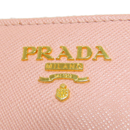PRADA プラダ サフィアーノ ロゴ金具 コインケース レザー レディース 中古