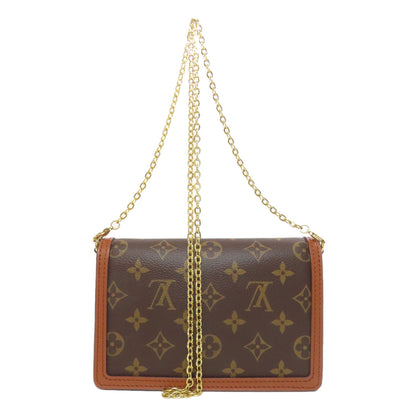 LOUIS VUITTON ルイヴィトン M68746 ポルトフォイユ・ドーフィーヌ ショルダーバッグ モノグラムリバース レディース 中古