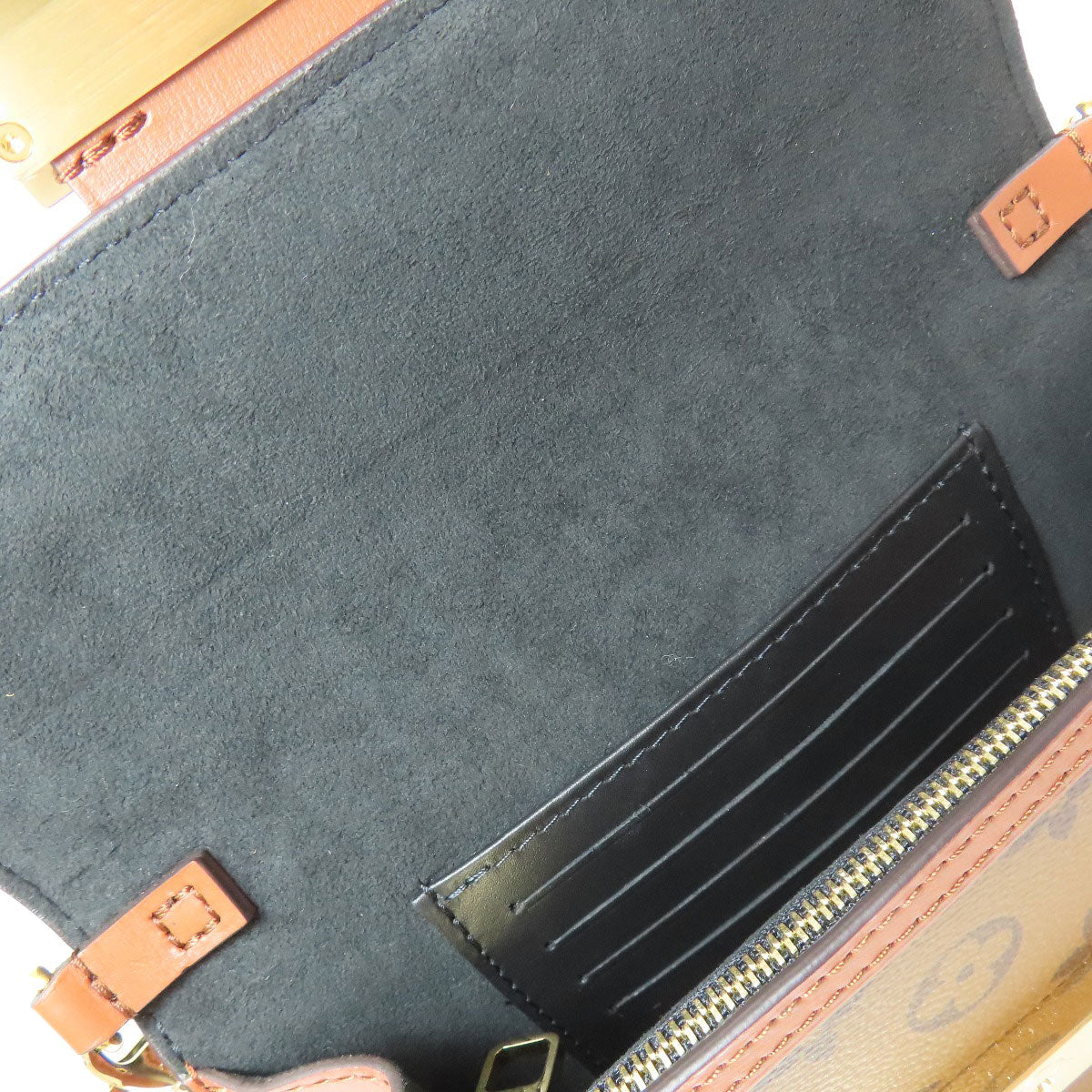 LOUIS VUITTON ルイヴィトン M68746 ポルトフォイユ・ドーフィーヌ ショルダーバッグ モノグラムリバース レディース 中古