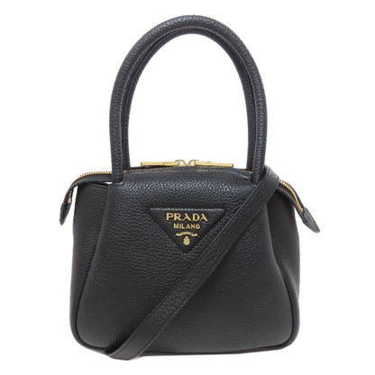 PRADA プラダ 2WAY ハンドバッグ レザー レディース 中古