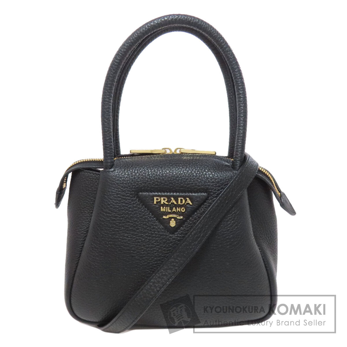 PRADA プラダ 2WAY ハンドバッグ レザー レディース 中古