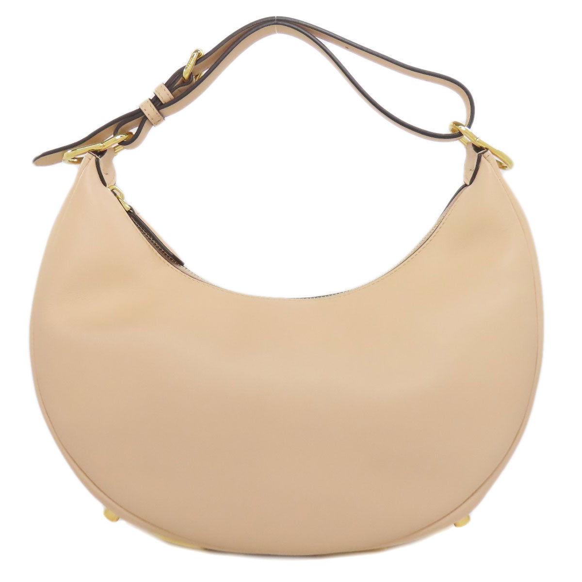 FENDI フェンディ フェンディグラフィ ハンドバッグ レザー レディース 中古