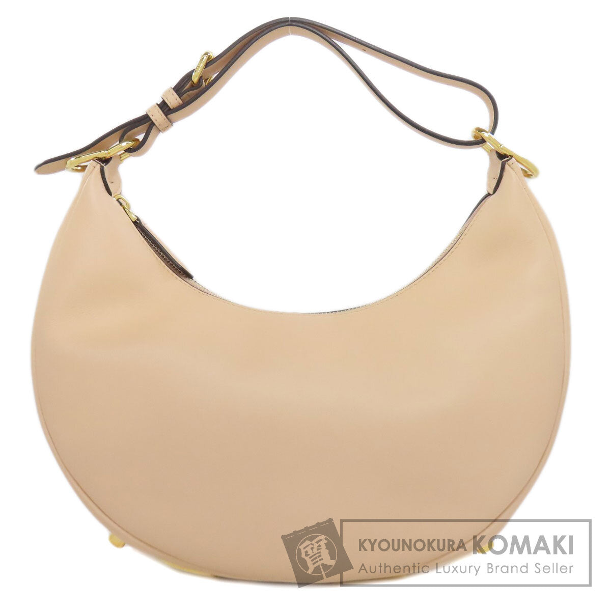FENDI フェンディ フェンディグラフィ ハンドバッグ レザー レディース 中古