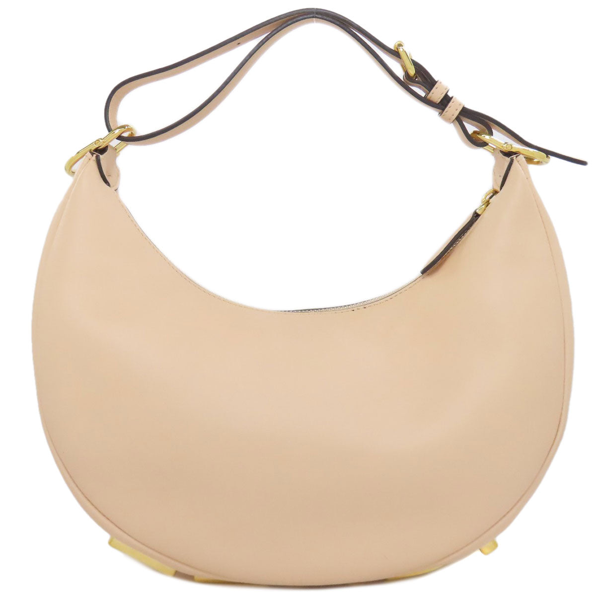 FENDI フェンディ フェンディグラフィ ハンドバッグ レザー レディース 中古