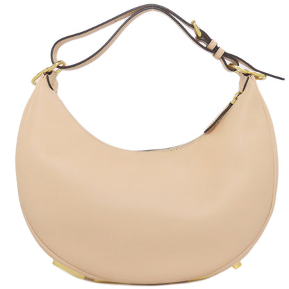 FENDI フェンディ フェンディグラフィ ハンドバッグ レザー レディース 中古