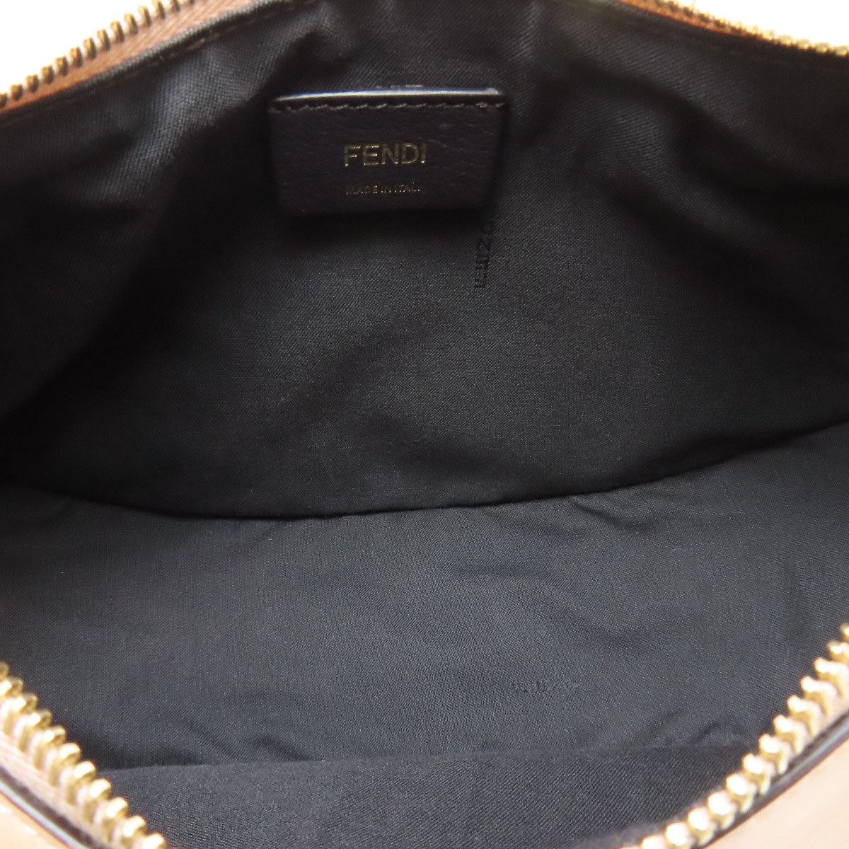 FENDI フェンディ フェンディグラフィ ハンドバッグ レザー レディース 中古