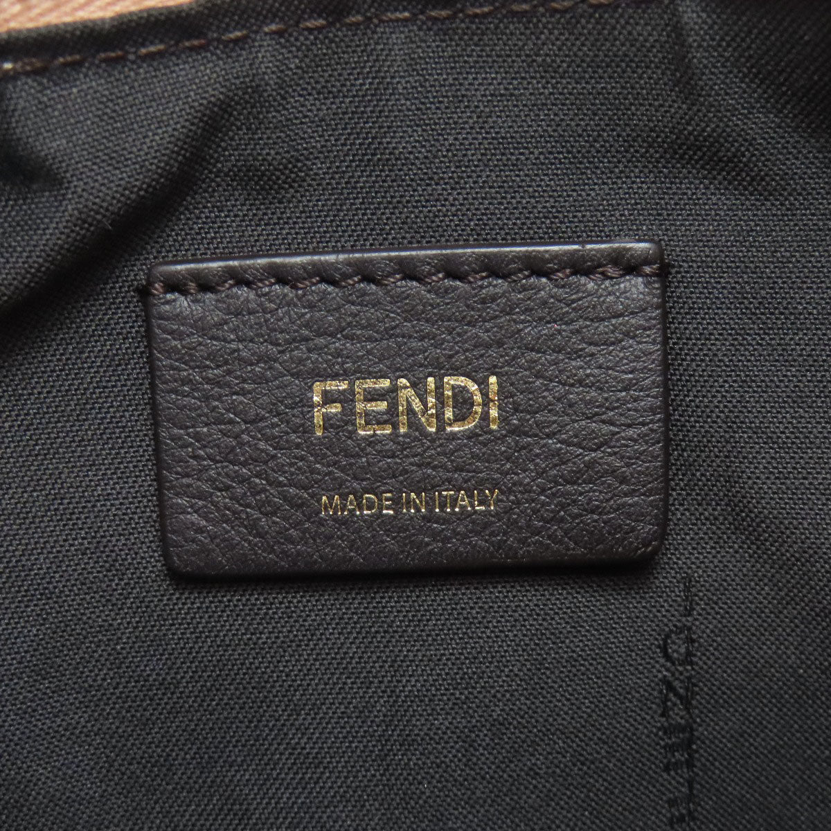 FENDI フェンディ フェンディグラフィ ハンドバッグ レザー レディース 中古