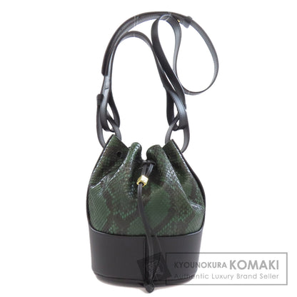 LOEWE ロエベ バルーン 2WAY トートバッグ パイソン レディース 中古