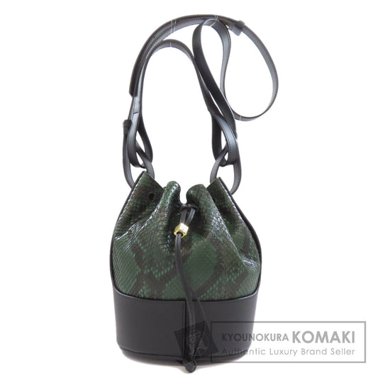 LOEWE ロエベ バルーン 2WAY トートバッグ パイソン レディース 中古