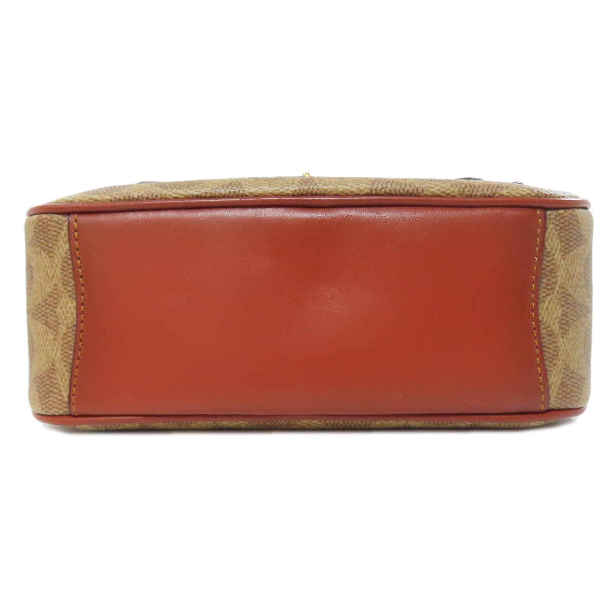 COACH コーチ C0694 シグネチャー ショルダーバッグ PVC レディース 中古
