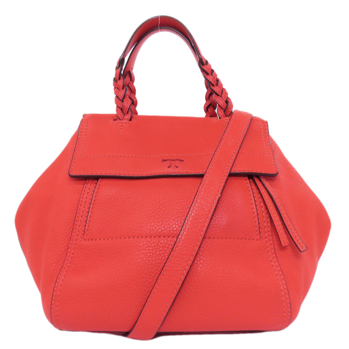 Tory Burch トリーバーチ 2WAY ハンドバッグ レザー レディース 中古