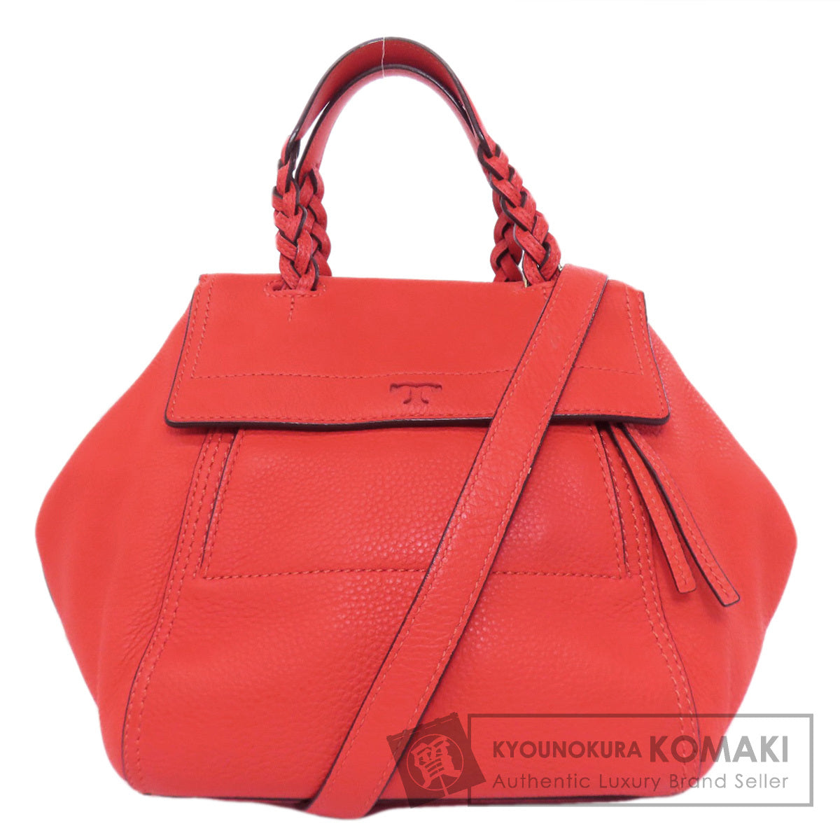 Tory Burch トリーバーチ 2WAY ハンドバッグ レザー レディース 中古