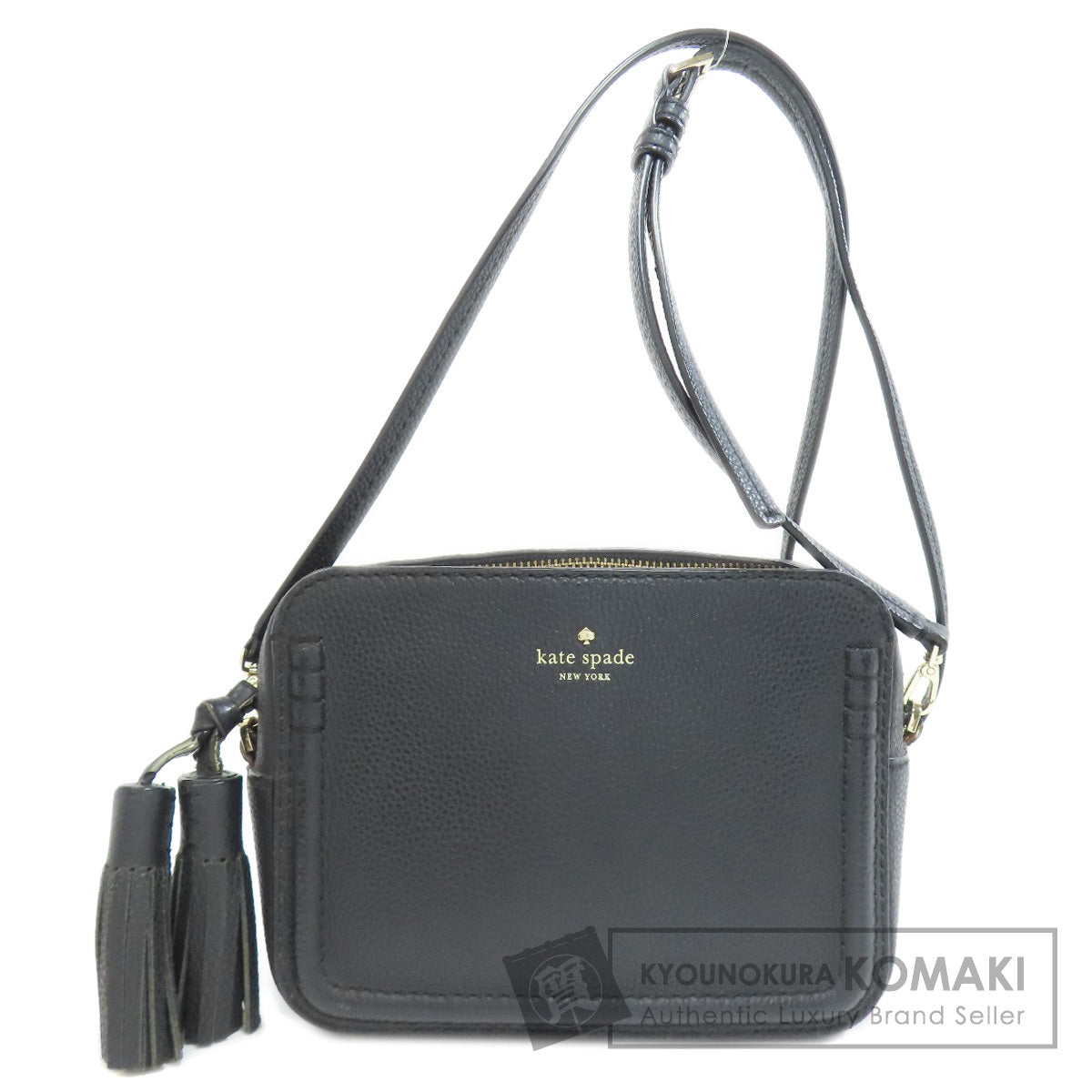 kate spade ケイトスペード ロゴ ショルダーバッグ レザー レディース 中古