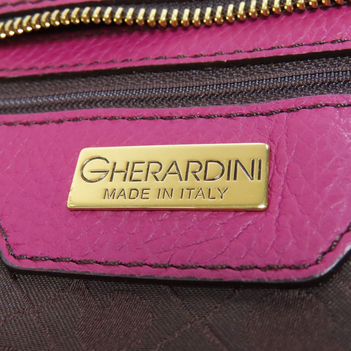 GHERARDINI ゲラルディーニ 2WAY トートバッグ レザー レディース 中古