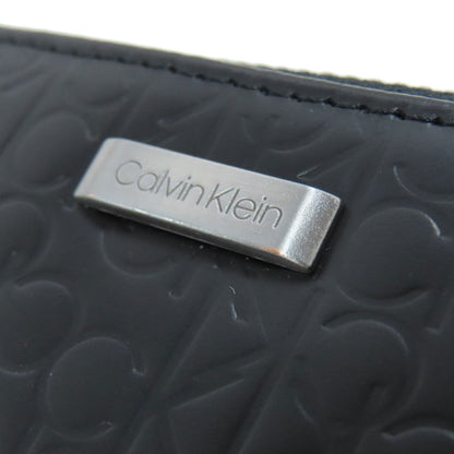 Calvin Klein カルバンクライン ロゴ 長財布（小銭入れあり） レザー レディース 中古